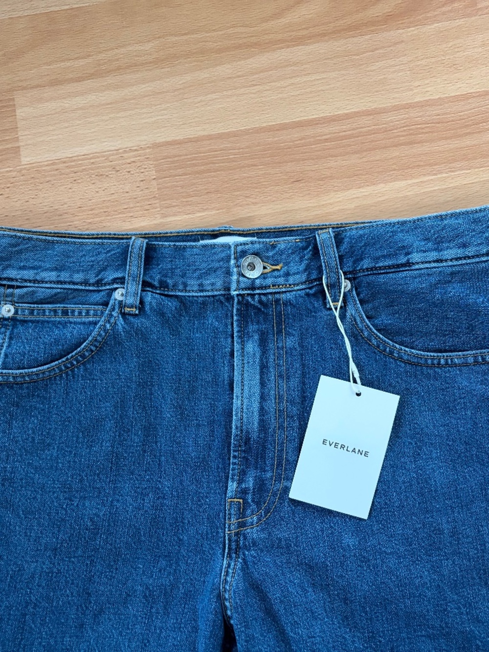 Everlane The OG Baggy Jean Short - Blue - Size 28